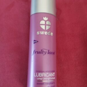 Lubrifiant rhubarbe framboise douce