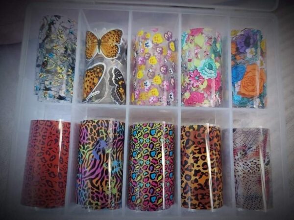 Assortiment de 10 bandes de foils