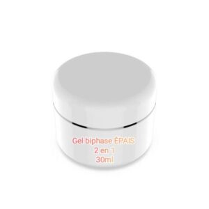Gel BIPHASE 2 en 1 (base et construction)GEL VISCOSITÉ ÉPAISSE - 30ML