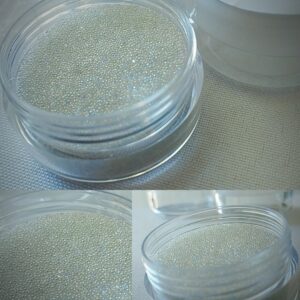 perle caviar blanc nacré