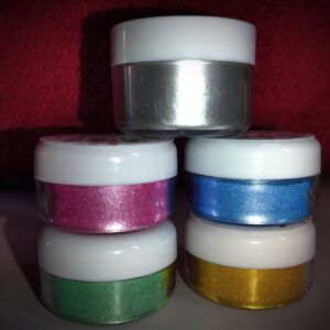 Poudre effet métallisé ou chrome (couleur exclusive)