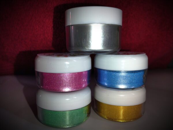 Poudre effet métallisé ou chrome (couleur exclusive)
