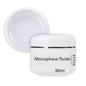 Gel monophase fluide 3 en 1(base/construction//finition)
 30ml